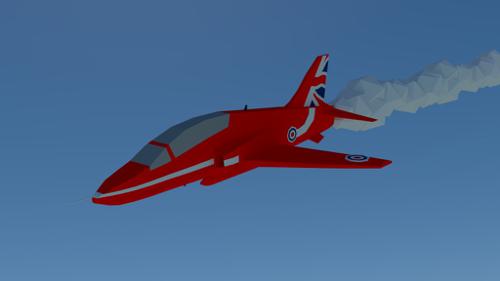 Red arrow plane preview image